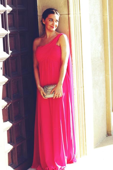 Vestido fucsia para evento Vestido fucsia para evento