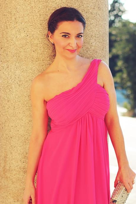 Vestido fucsia para evento Vestido fucsia para evento