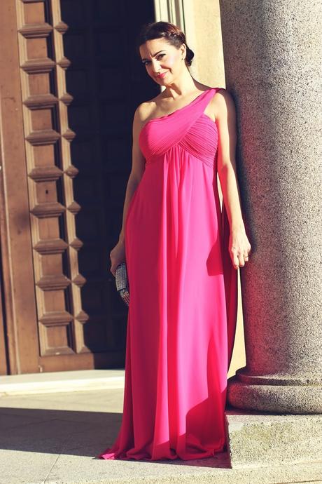 Vestido fucsia para evento Vestido fucsia para evento