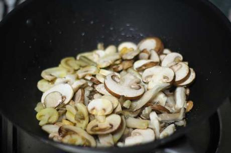 Espinacas con setas | Receta sana Espinacas con setas | Receta sana