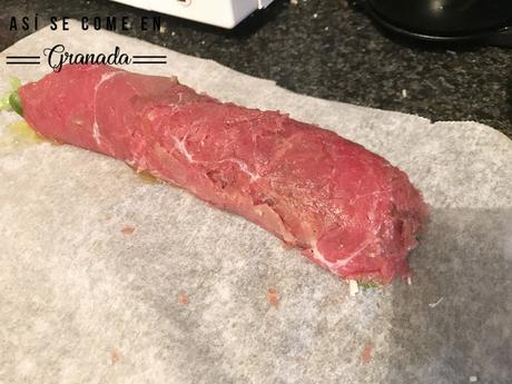 Bocadillo de carpaccio