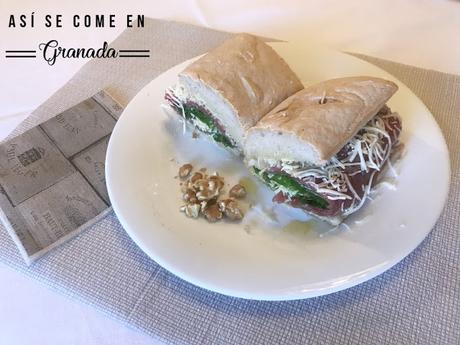 Bocadillo de carpaccio