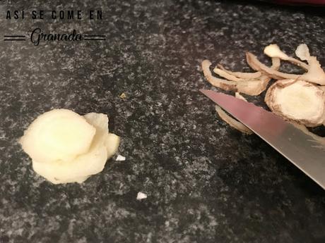 Chocolate con jengibre Chocolate con jengibre