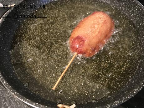 Corn dogs sin gluten
