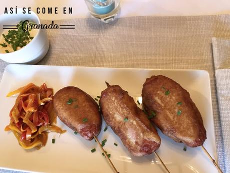 Corn dogs sin gluten
