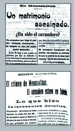 Curandero desaparecido tras un Doble Asesinato en Menasalbas en 1915
