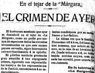 El Misterioso Crimen del Tejar de la Márgara