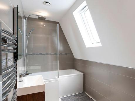 15 Baños de pisos pequeños