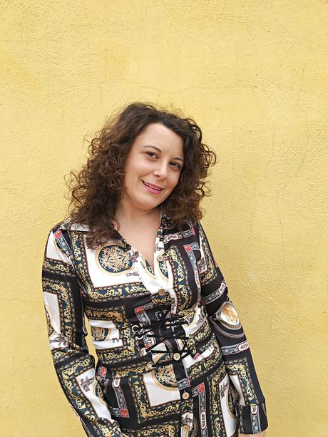 Vestido estampado pañuelo