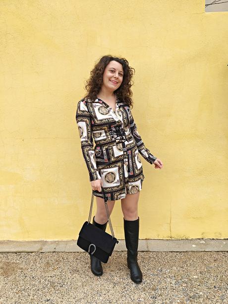 Vestido estampado pañuelo