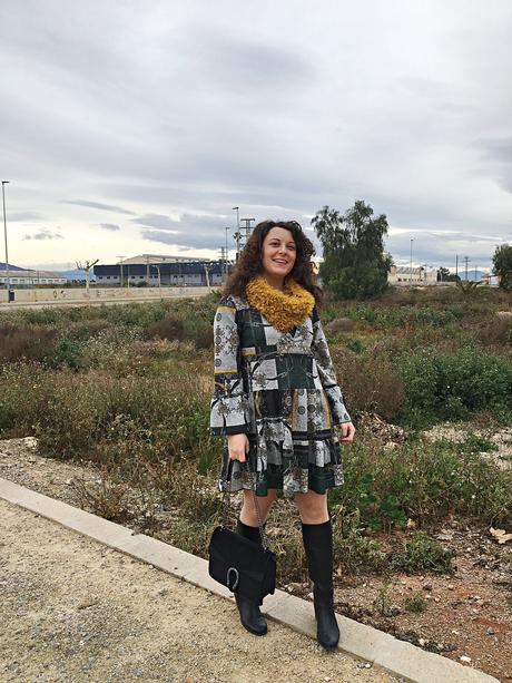 Vestido estampado barroco Vestido estampado barroco