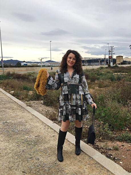 Vestido estampado barroco Vestido estampado barroco