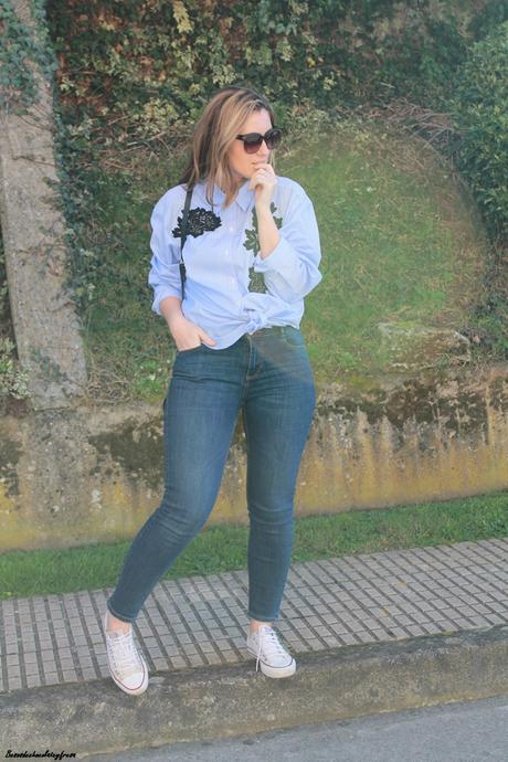 Burdeos + navy