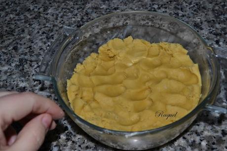 Tarta corazón de galleta y nata