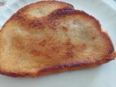 CALABAZA FRITA EN CHANFAINA CON MORCILLA