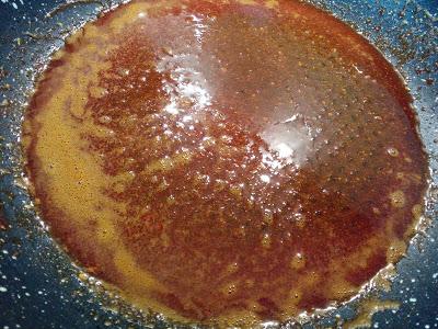 CALABAZA FRITA EN CHANFAINA CON MORCILLA