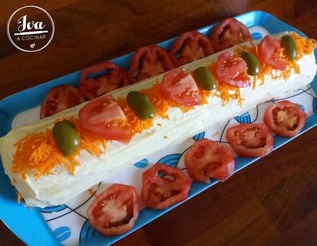 Arrollado de papa y atún