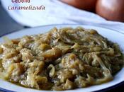 Cebolla caramelizada azúcar