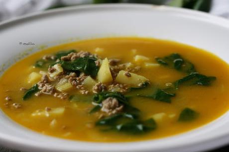 Sopa de carne picada Sopa de carne picada