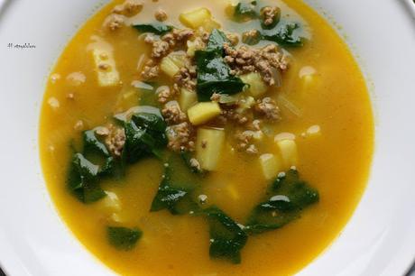 Sopa de carne picada Sopa de carne picada