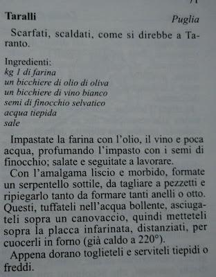 TARALLI - RETO SALADO CRI: PUGLIA TARALLI - RETO SALADO CRI: PUGLIA