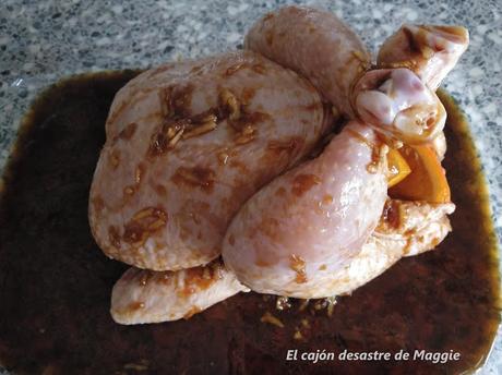 POLLITO MARINADO A LA NARANJA