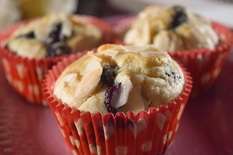 Muffins Veganos de Arándanos