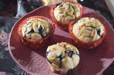 Muffins Veganos de Arándanos