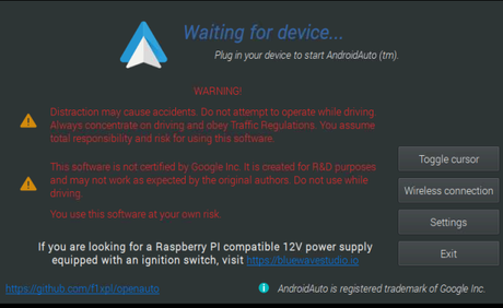 Android Auto con una Raspberry Pi