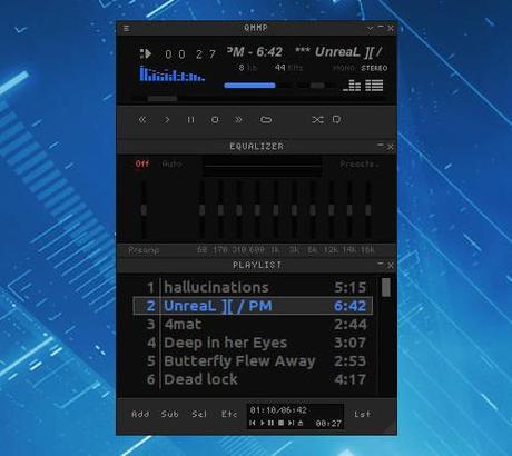 El reproductor Qmmp publica su versión 1.3.0