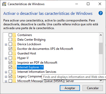 Cómo desinstalar Internet Explorer en Windows 10 Cómo desinstalar Internet Explorer en Windows 10