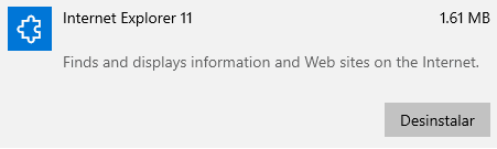 Cómo desinstalar Internet Explorer en Windows 10 Cómo desinstalar Internet Explorer en Windows 10