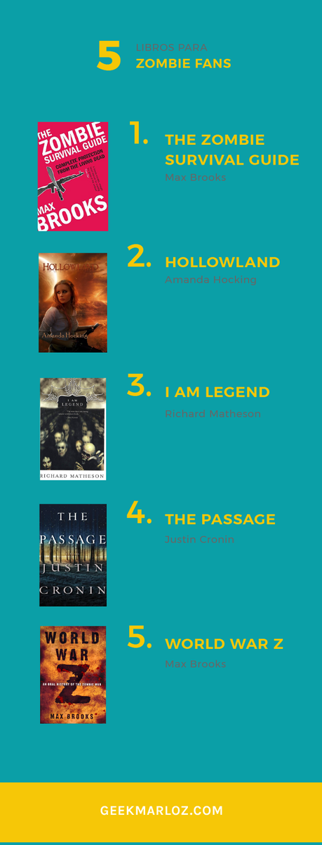 Top 5: libros para zombie fans