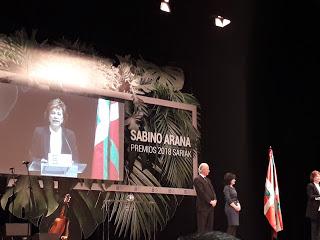 Txomin Bereciartua galardonado con el Premio Sabino Arana