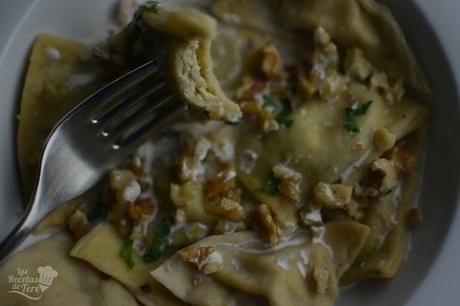 Raviolis con queso azul nueces y manzana tererecetas las recetas de tere 01 raviolis con queso azul nueces y manzana tererecetas 01
