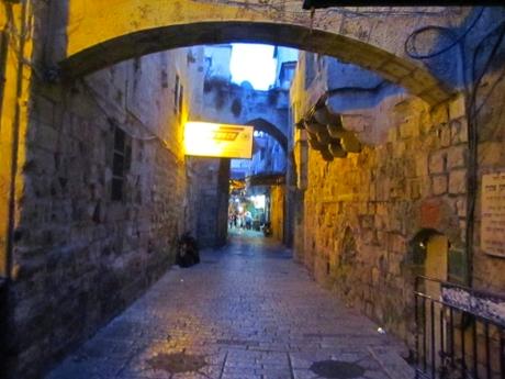 Ciudad vieja de Jerusalén a la noche Ciudad vieja de Jerusalén a la noche