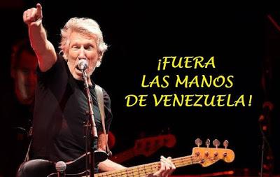 Roger Waters, músico británico exlíder de Pink Floyd, apoya al presidente Maduro.