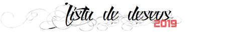 Lista de deseos 2019