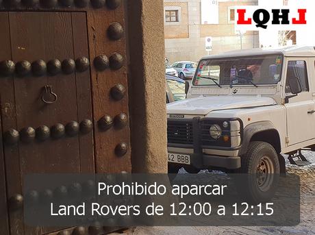Land Rover prohibido