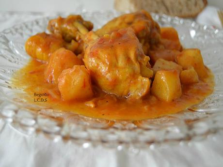 Pollo al curry de tikka masala