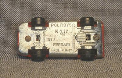 Ferrari 312 de Politoys