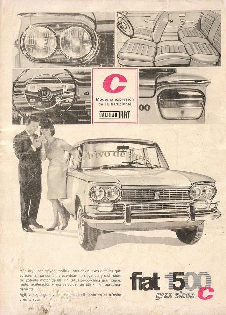 Fiat 1500 Gran Clase C de 1965