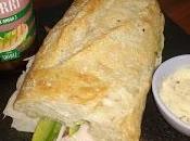 Bocadillo pavo mayonesa chimichurri
