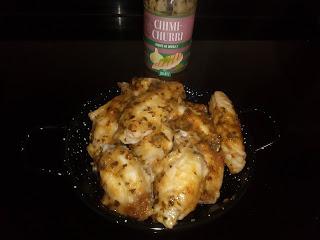 ALITAS CON SALSA CHIMICHURRI