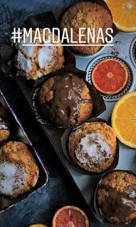 Magdalenas super jugosas de naranja Magdalenas super jugosas de naranja