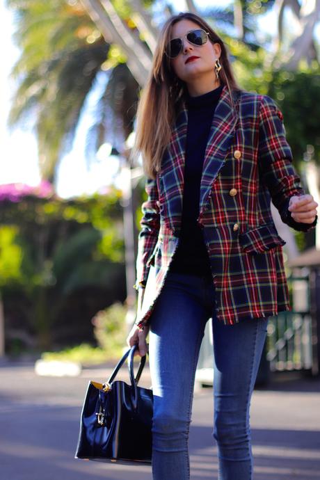 TARTAN BLAZER