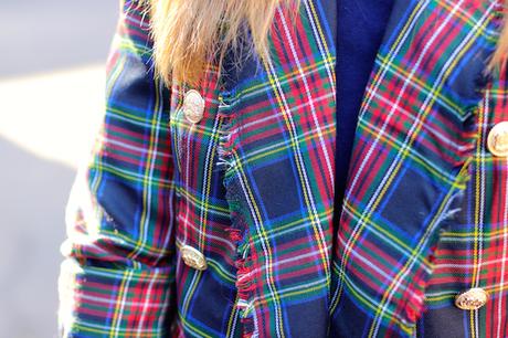 TARTAN BLAZER