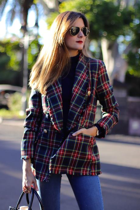 TARTAN BLAZER