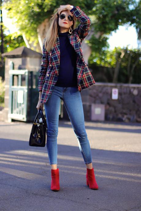 TARTAN BLAZER