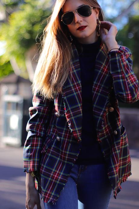 TARTAN BLAZER